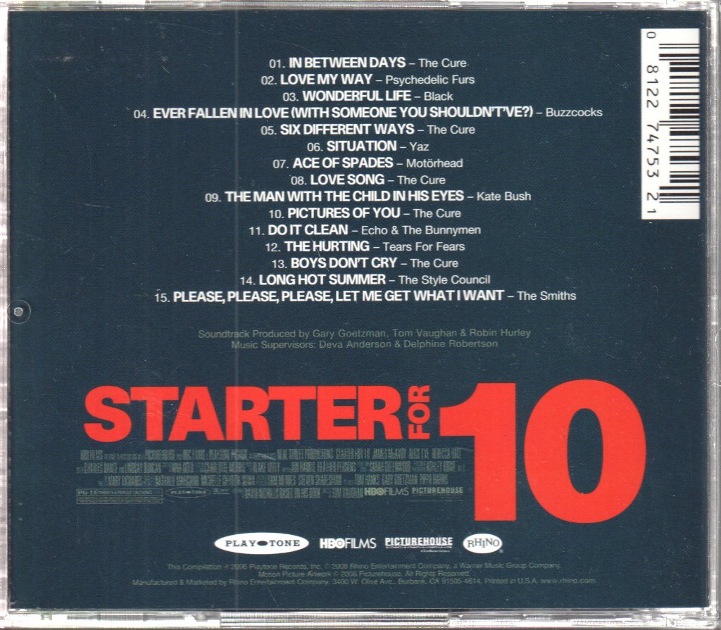 Various Artists - Starter For 10 (Motion Picture Soundtrack) - Cd