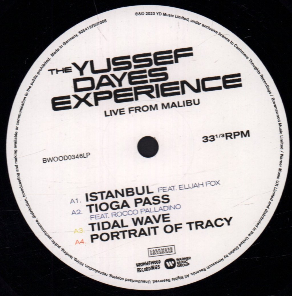 Yussef Dayes Experience - Live From Malibu - Lp