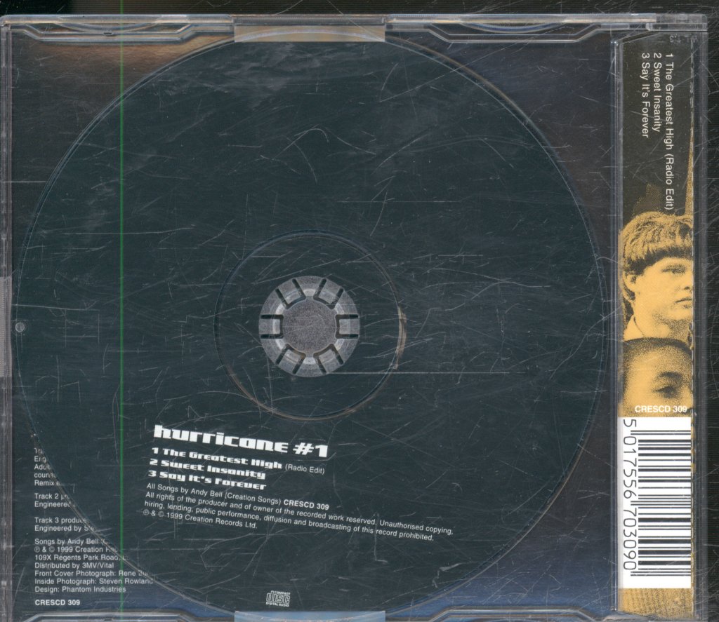 Hurricane #1 - Greatest High - Cd