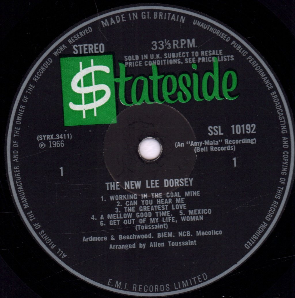 Lee Dorsey - New Lee Dorsey - Lp