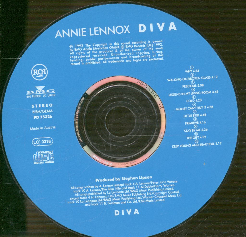 Annie Lennox - Diva - Cd
