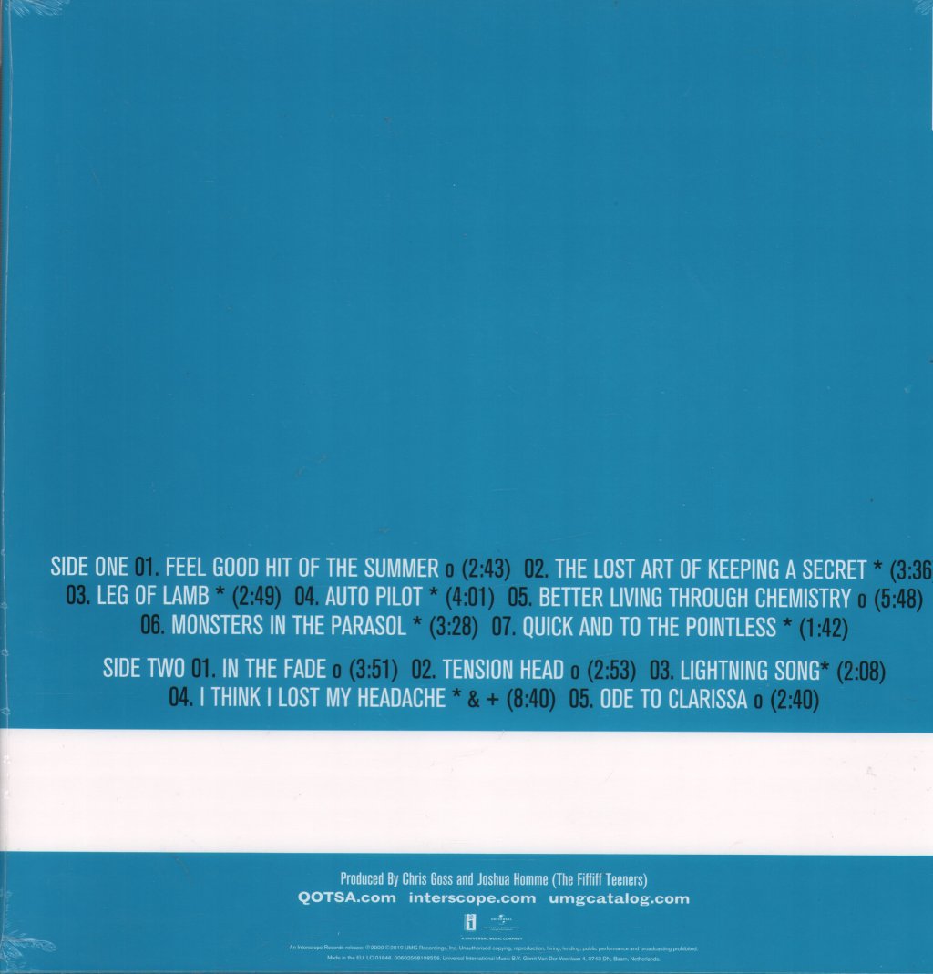 Queens Of The Stone Age - Rated R - Lp
