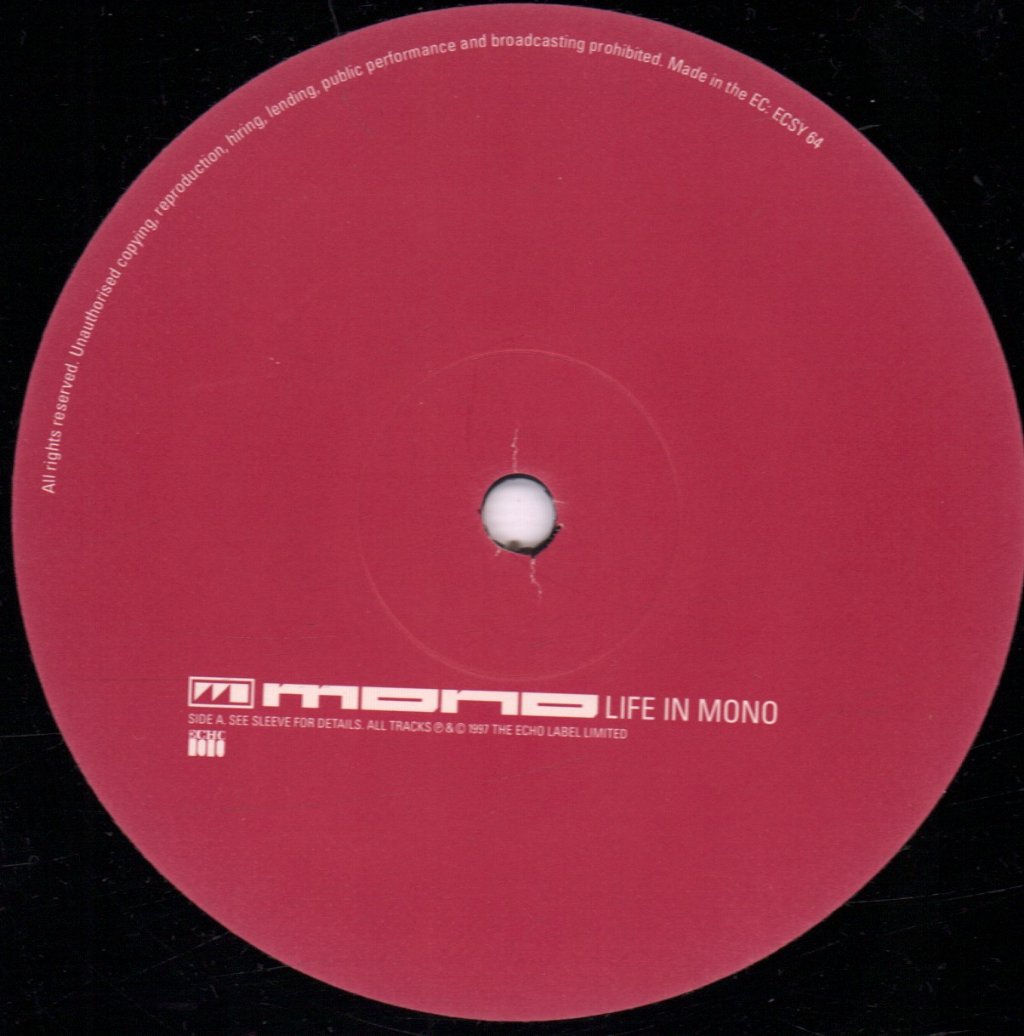 Mono - Life In Mono - 12 Inch