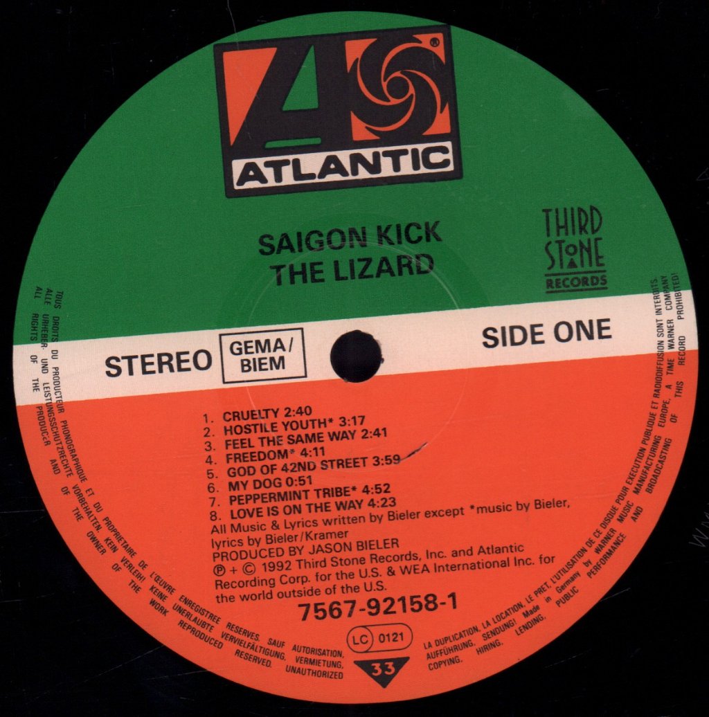 Saigon Kick - Lizard - Lp