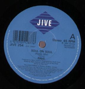 Rave - Soul On Soul - 7 Inch