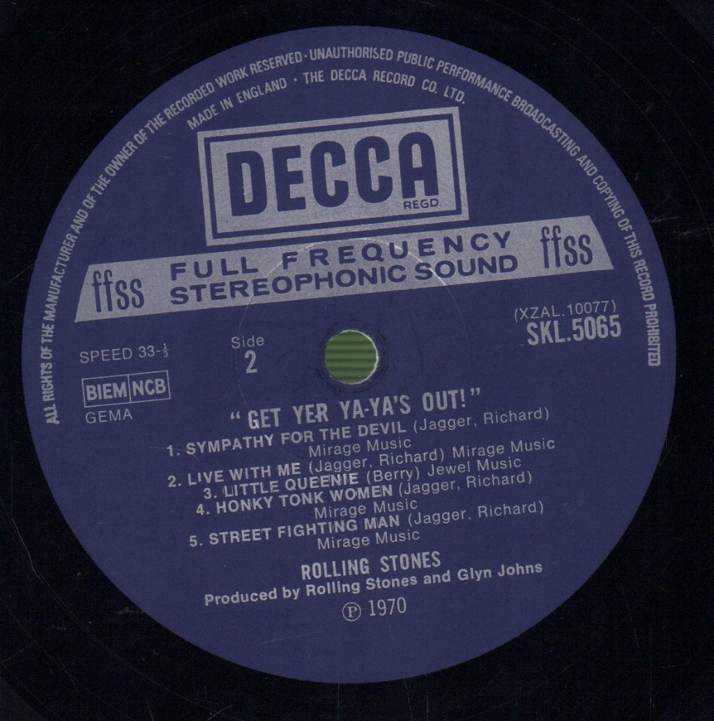 Rolling Stones - Get Yer Ya-Ya's Out - Lp