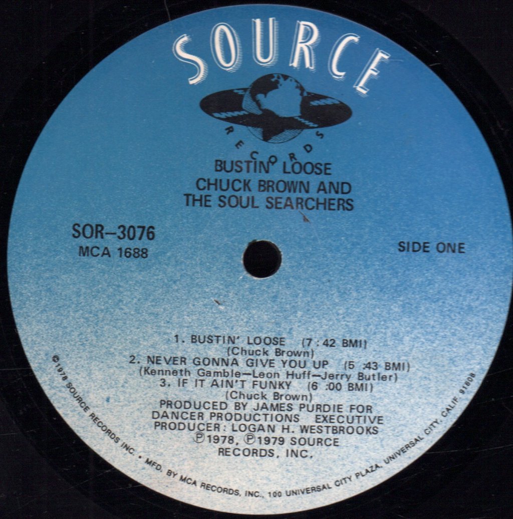 Chuck Brown & The Soul Searchers - Bustin' Loose - Lp