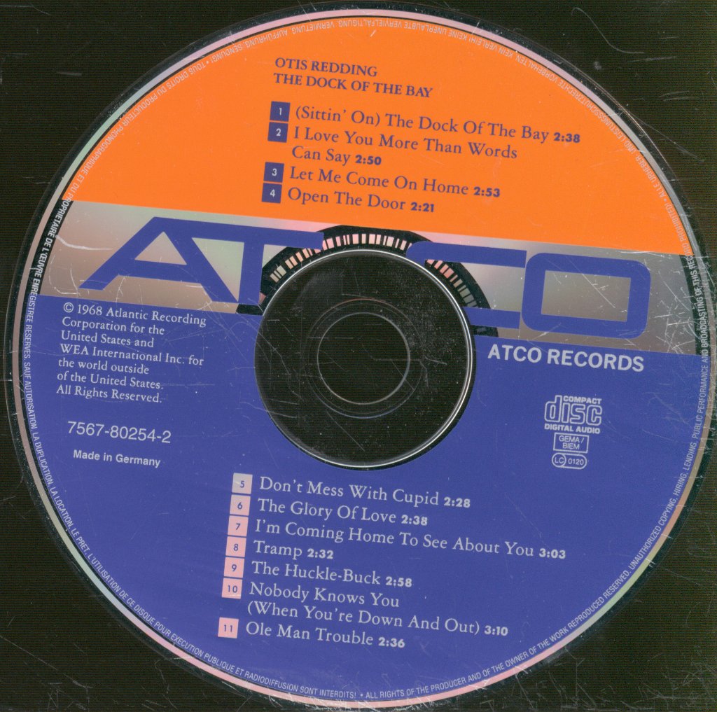 Otis Redding - Dock Of The Bay - Cd