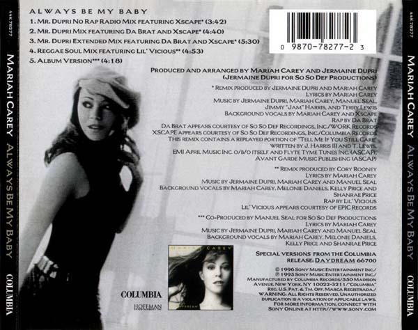 Mariah Carey - Always Be My Baby - Cd