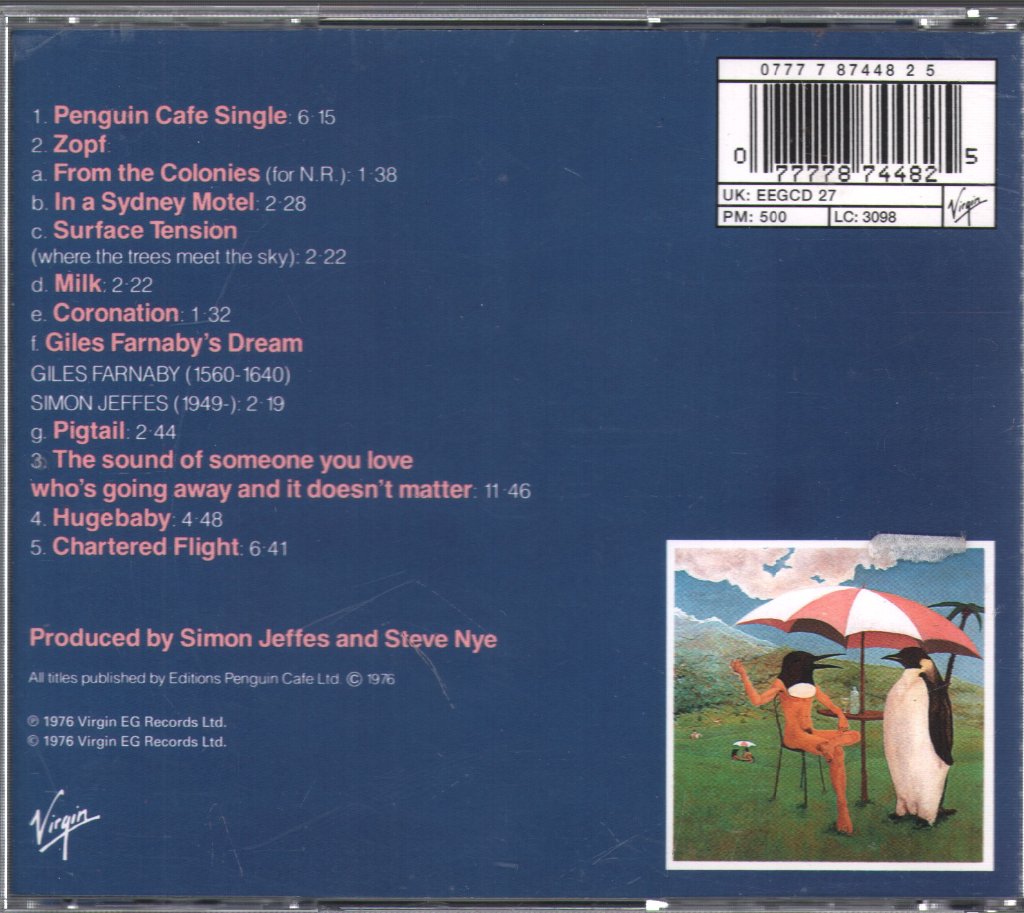 Penguin Cafe Orchestra - Music From The Penguin Cafe - Cd