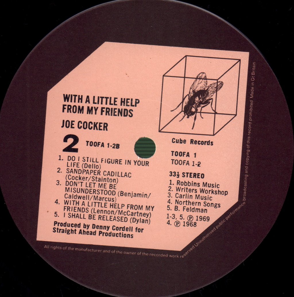 Joe Cocker - Joe Cocker / With A Little Help From My Friends - Double Lp