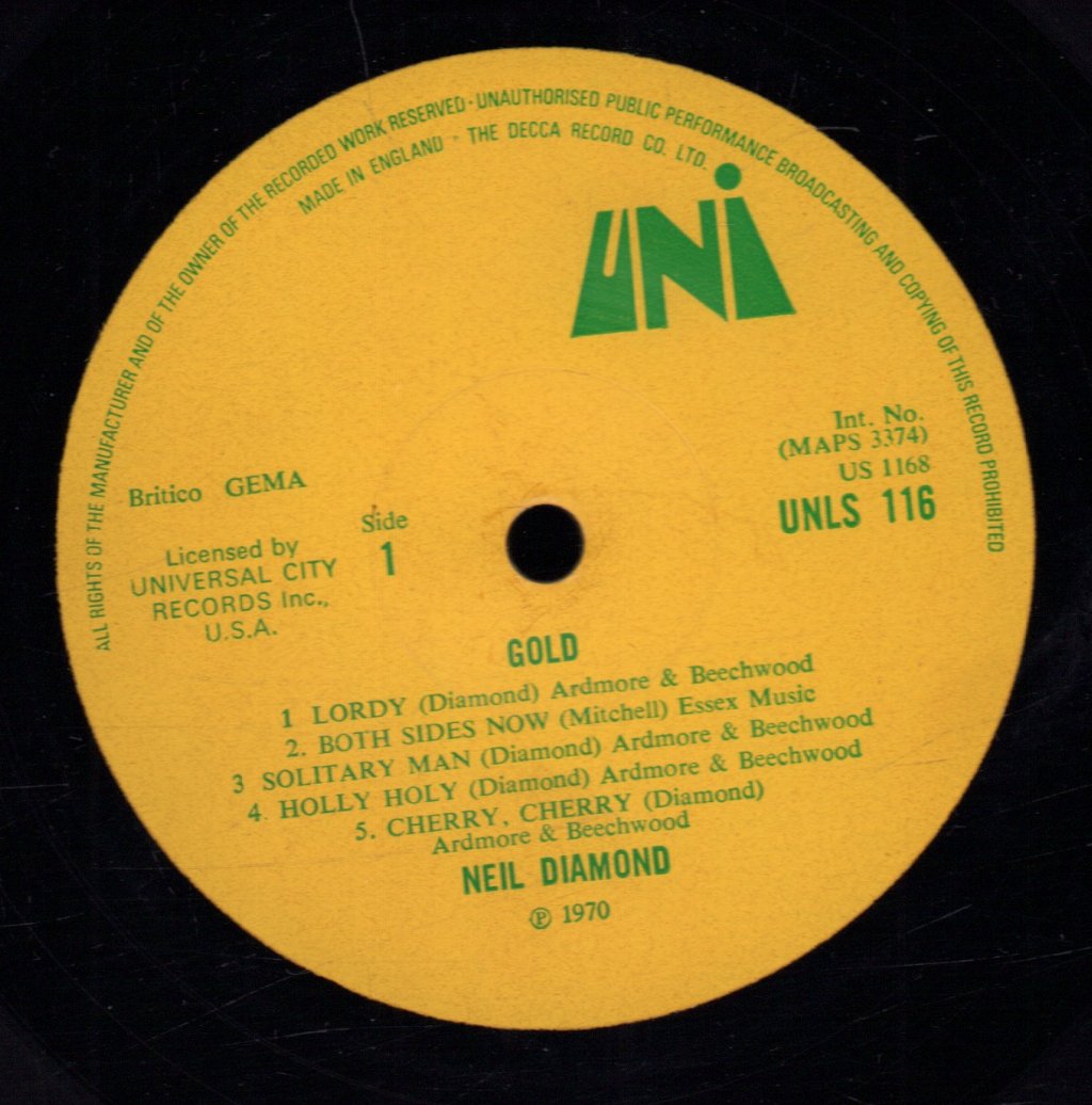 Neil Diamond - Gold - Lp