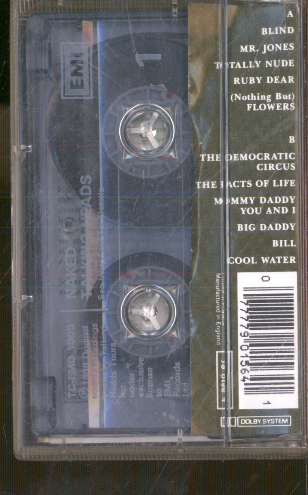 Talking Heads - Naked - Cassette