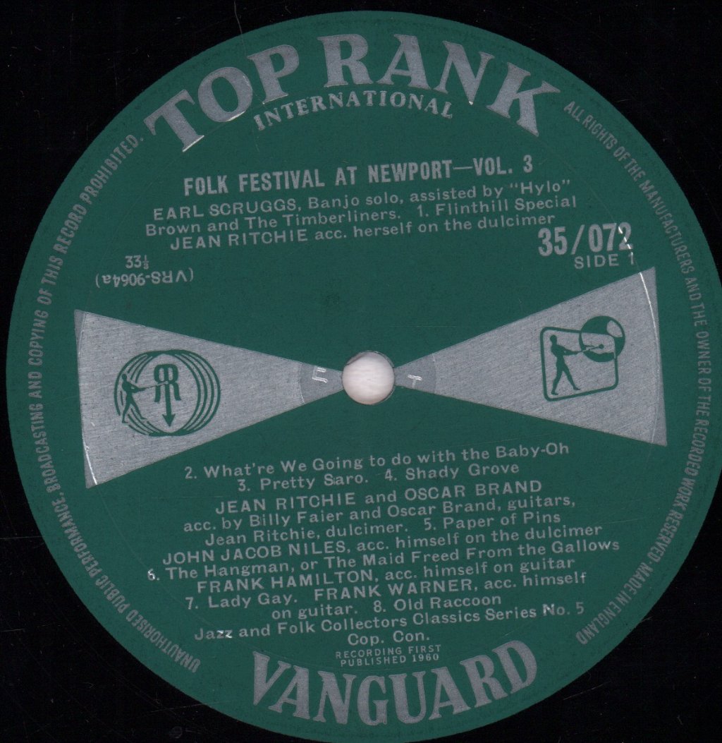 Various Artists - Folk Festival At Newport Vol. 3 - Lp