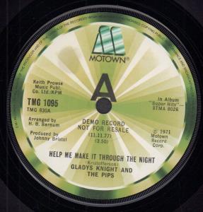 Gladys Knight And The Pips - Help Me Make It Through The Night - 7 Inch
