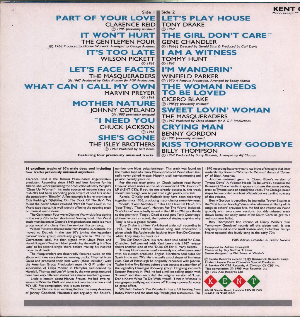 Various Artists - Soul Of A Man - Lp