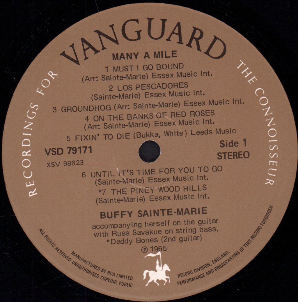 Buffy Sainte Marie - Many A Mile - Lp