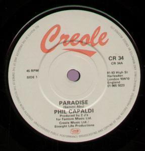Phil Capaldi - Paradise - 7 Inch