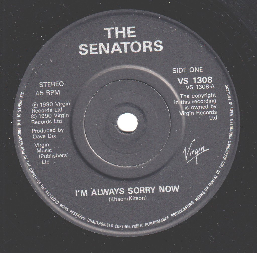 Senators (Pop) - I'm Always Sorry Now - 7 Inch