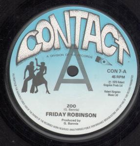 Friday Robinson - Zoo - 7 Inch