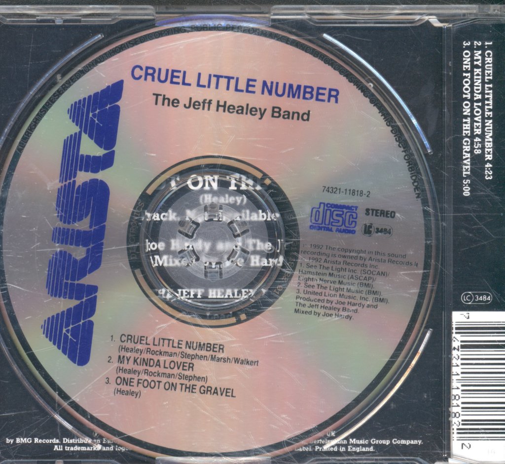 Jeff Healey Band - Cruel Little Number - Cd