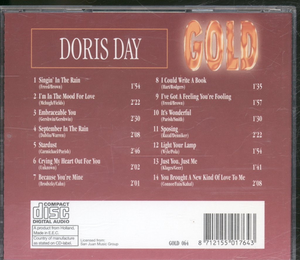 Doris Day - Gold - Cd