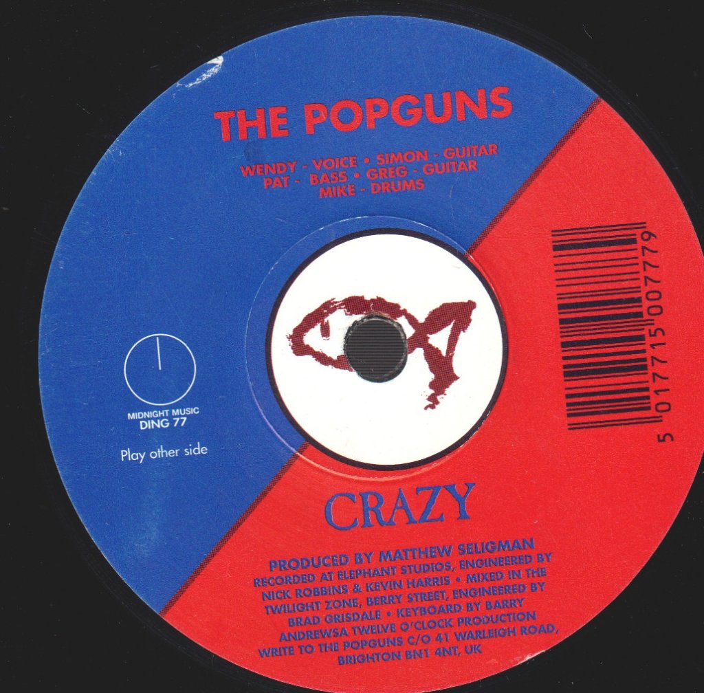 Popguns - Crazy - 7 Inch