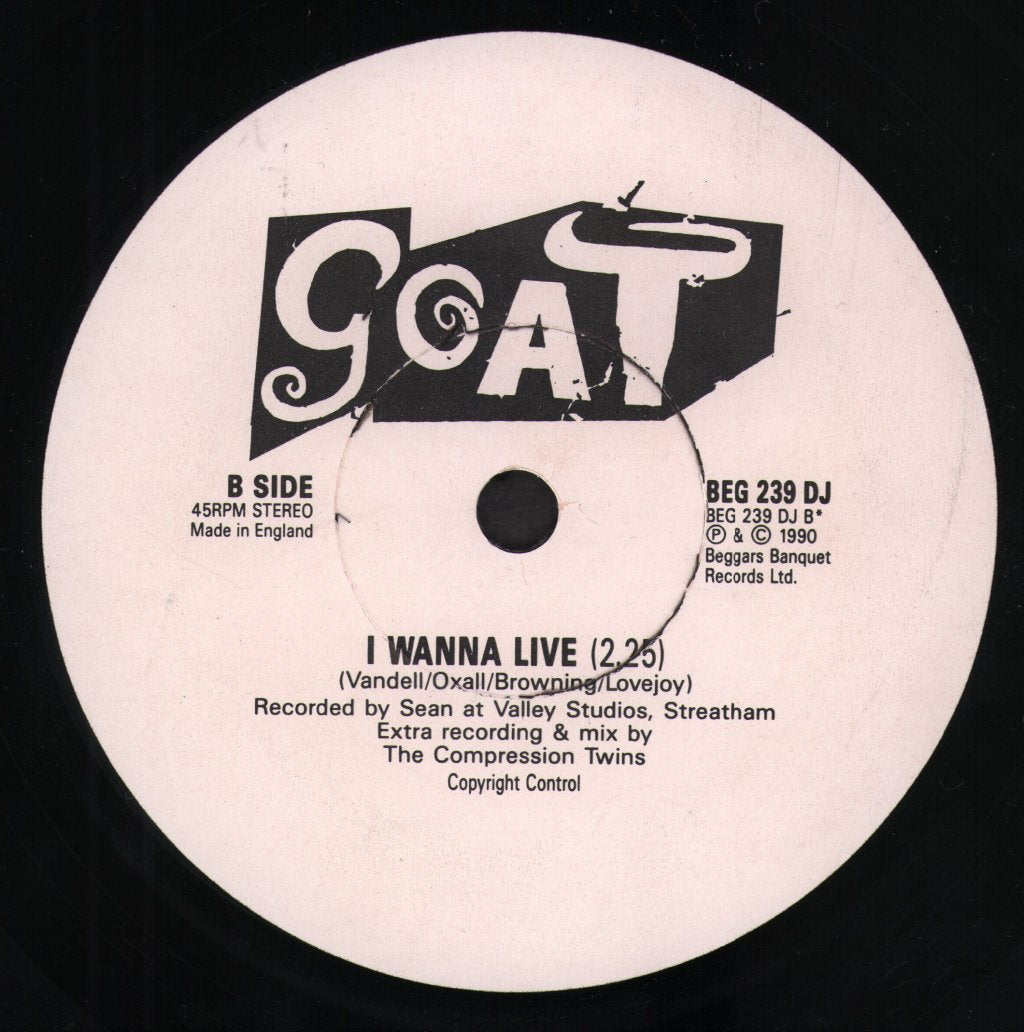 Goat (Rock) - Your Love Isa Mine - 7 Inch