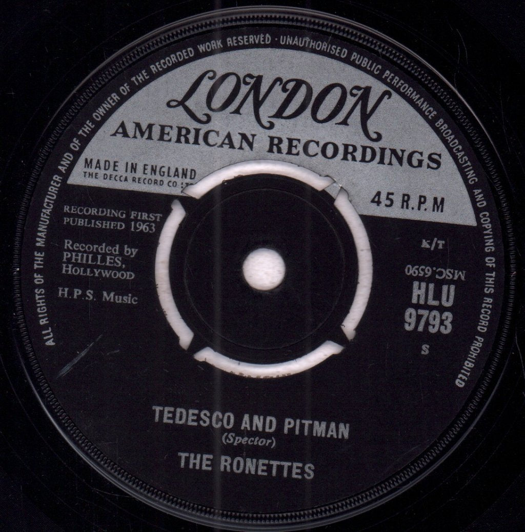 Ronettes - Be My Baby - 7 Inch