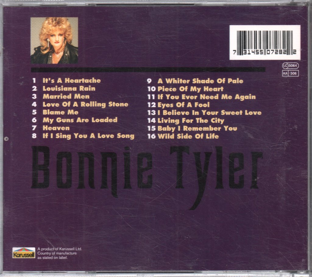 Bonnie Tyler - It's A Heartache - Cd