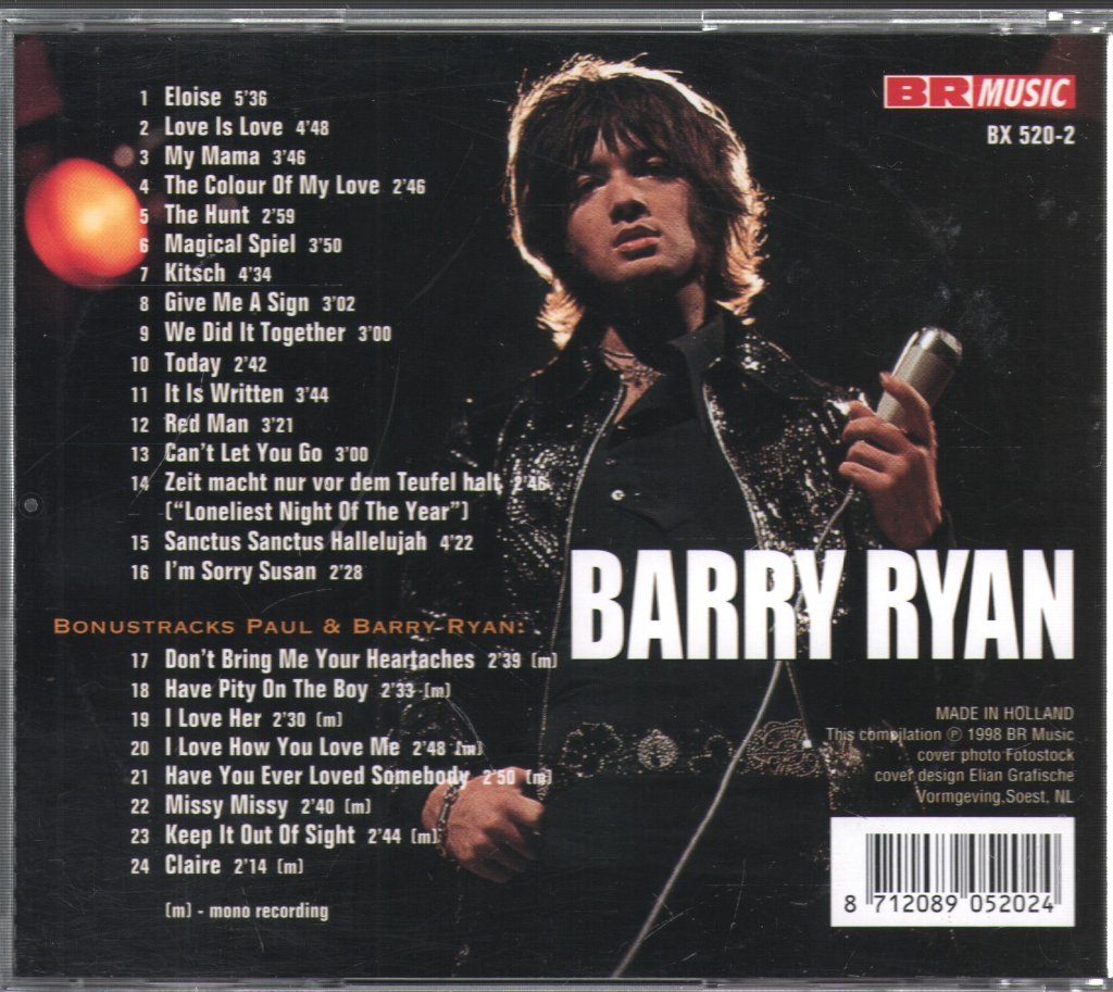 Barry Ryan - Singles+ - Cd