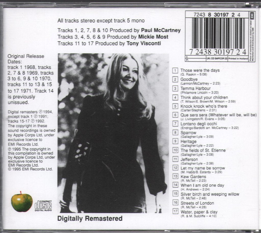 Mary Hopkin - Those Were The Days - Cd