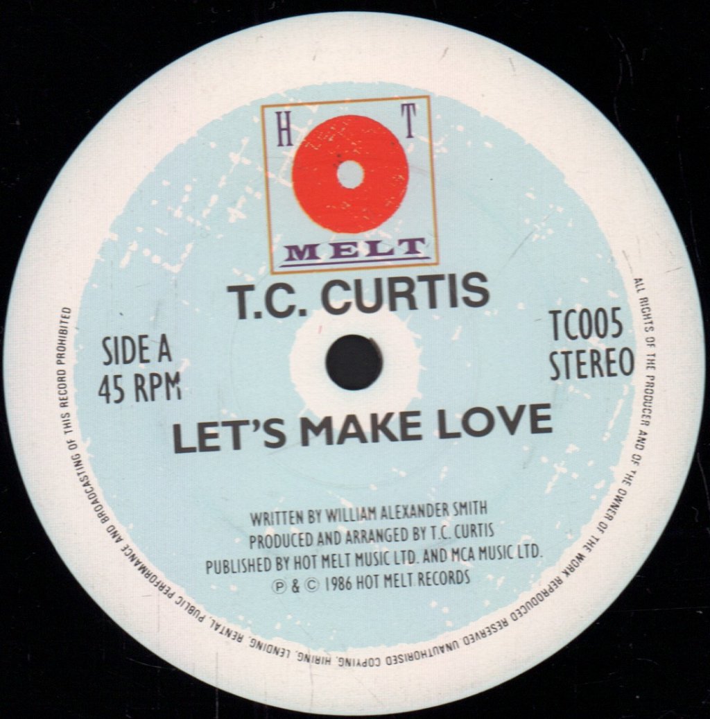 T.c. Curtis - Let's Make Love - 7 Inch