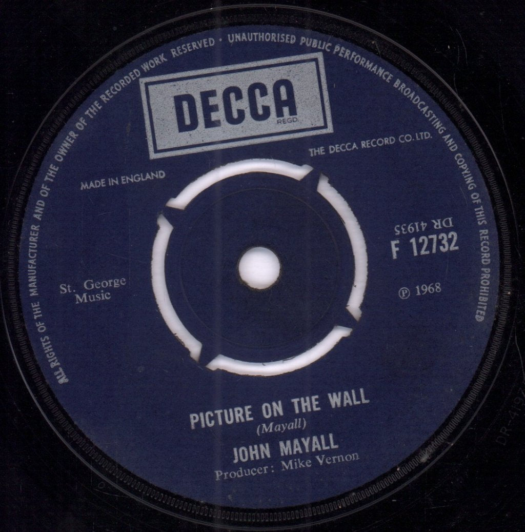 John Mayall - Jenny - 7 Inch