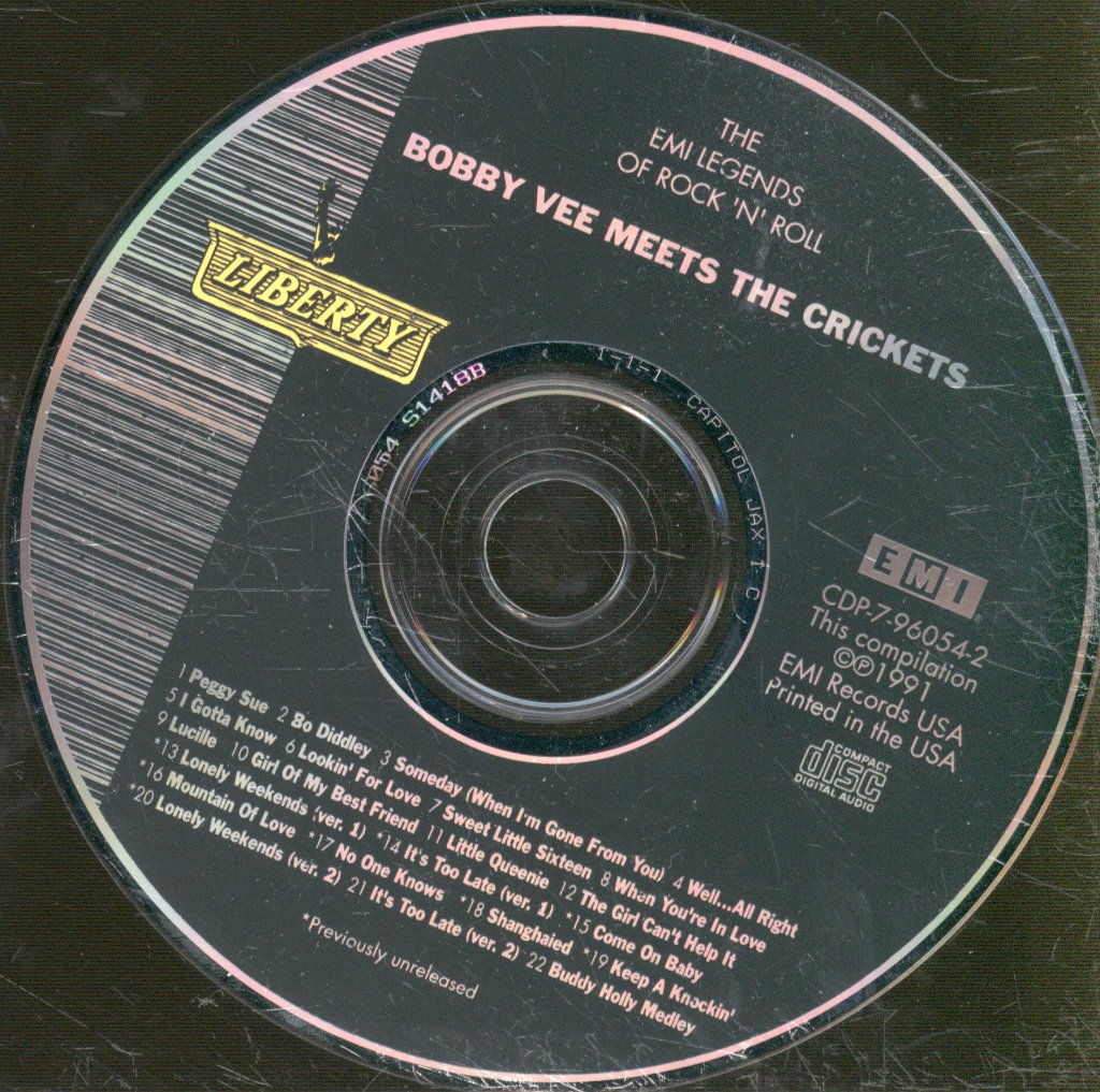 Bobby Vee And The Crickets - Bobby Vee Meets The Crickets - Cd