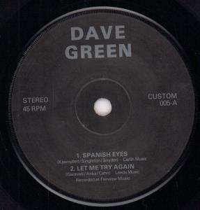 Dave Green - Spanish Eyes - 7 Inch