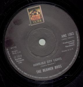Beamer Bros - Honolulu City Lights - 7 Inch