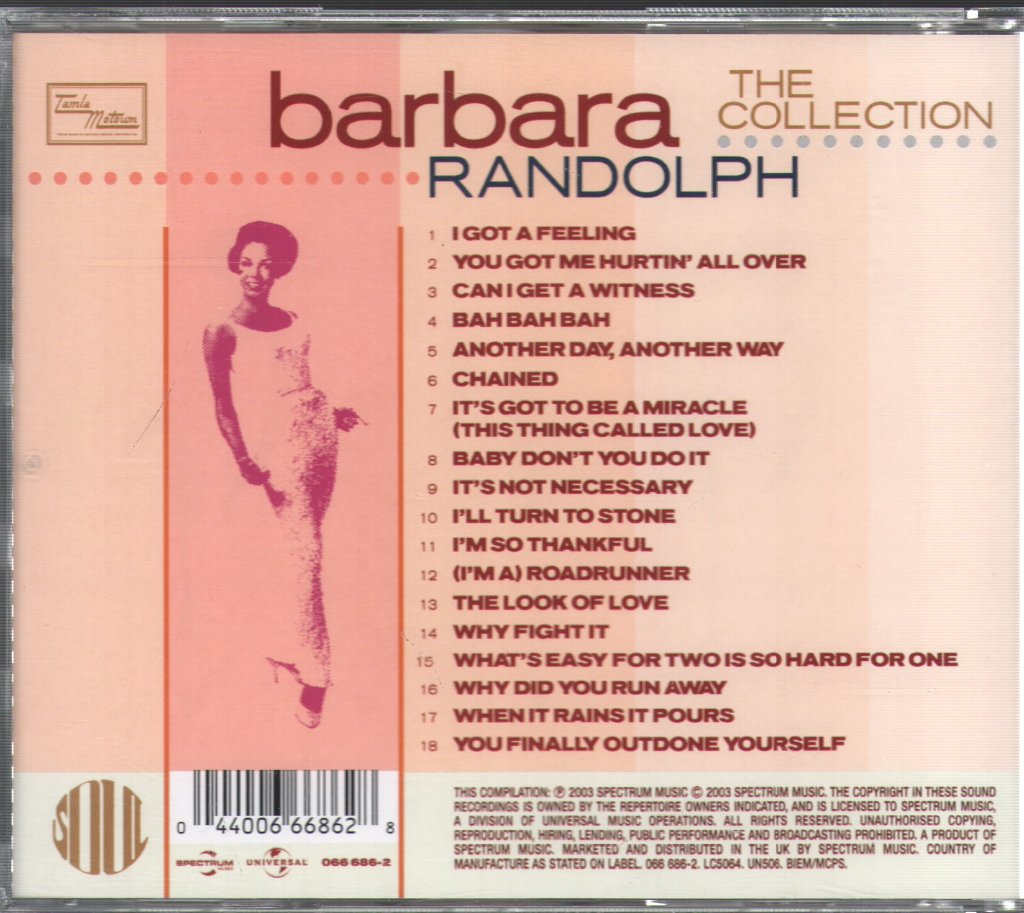 Barbara Randolph - Collection - Cd