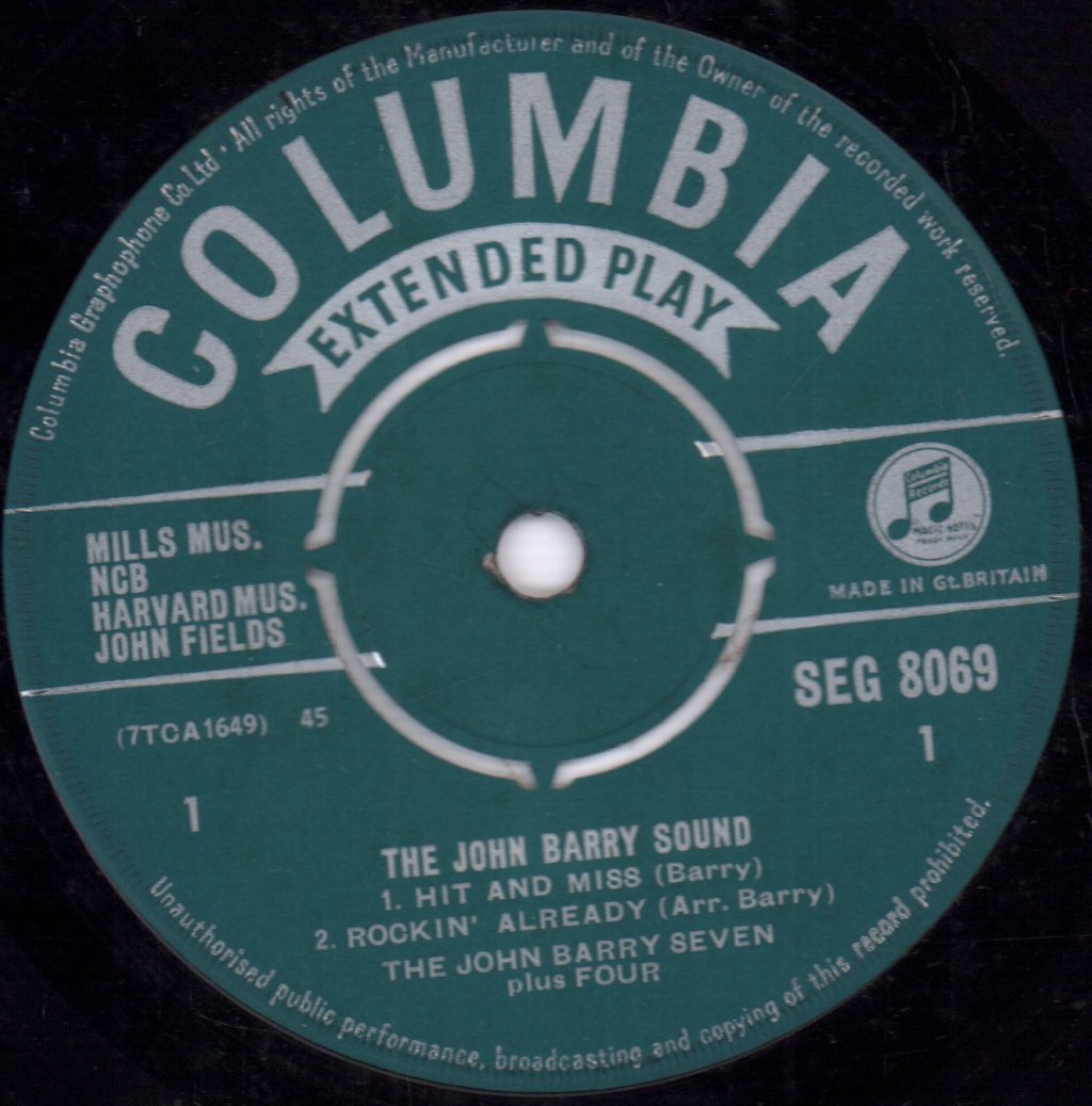John Barry (Soundtracks) - John Barry Sound - 7 Inch