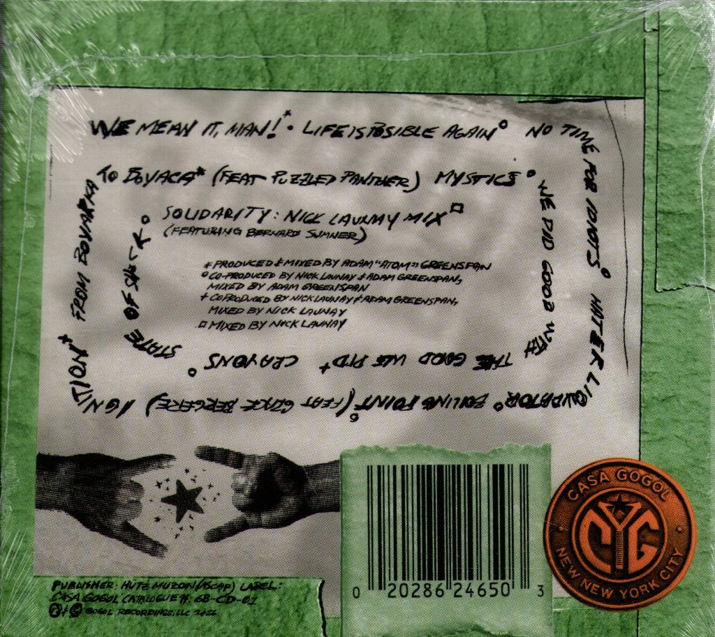 Gogol Bordello - We Mean It, Man! - Cd