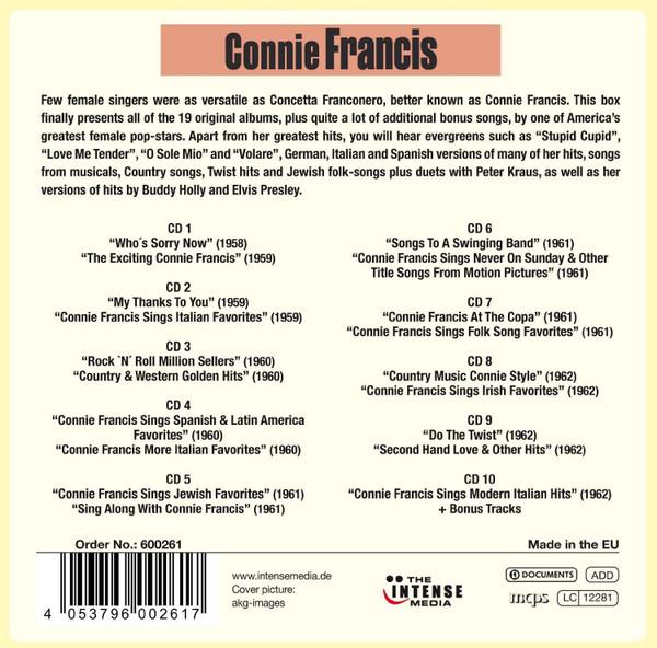 Connie Francis - 19 Original Albums & Bonus Tracks - Cd Set