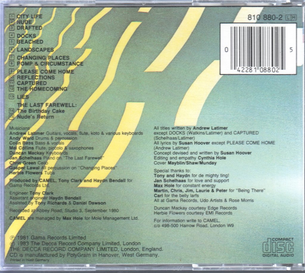 Camel - Nude - Cd