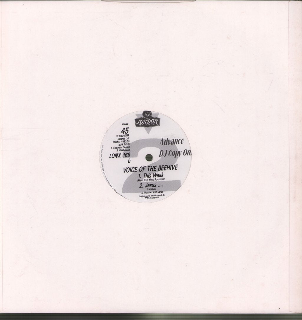 Voice Of The Beehive - I Walk The Earth - 12 Inch
