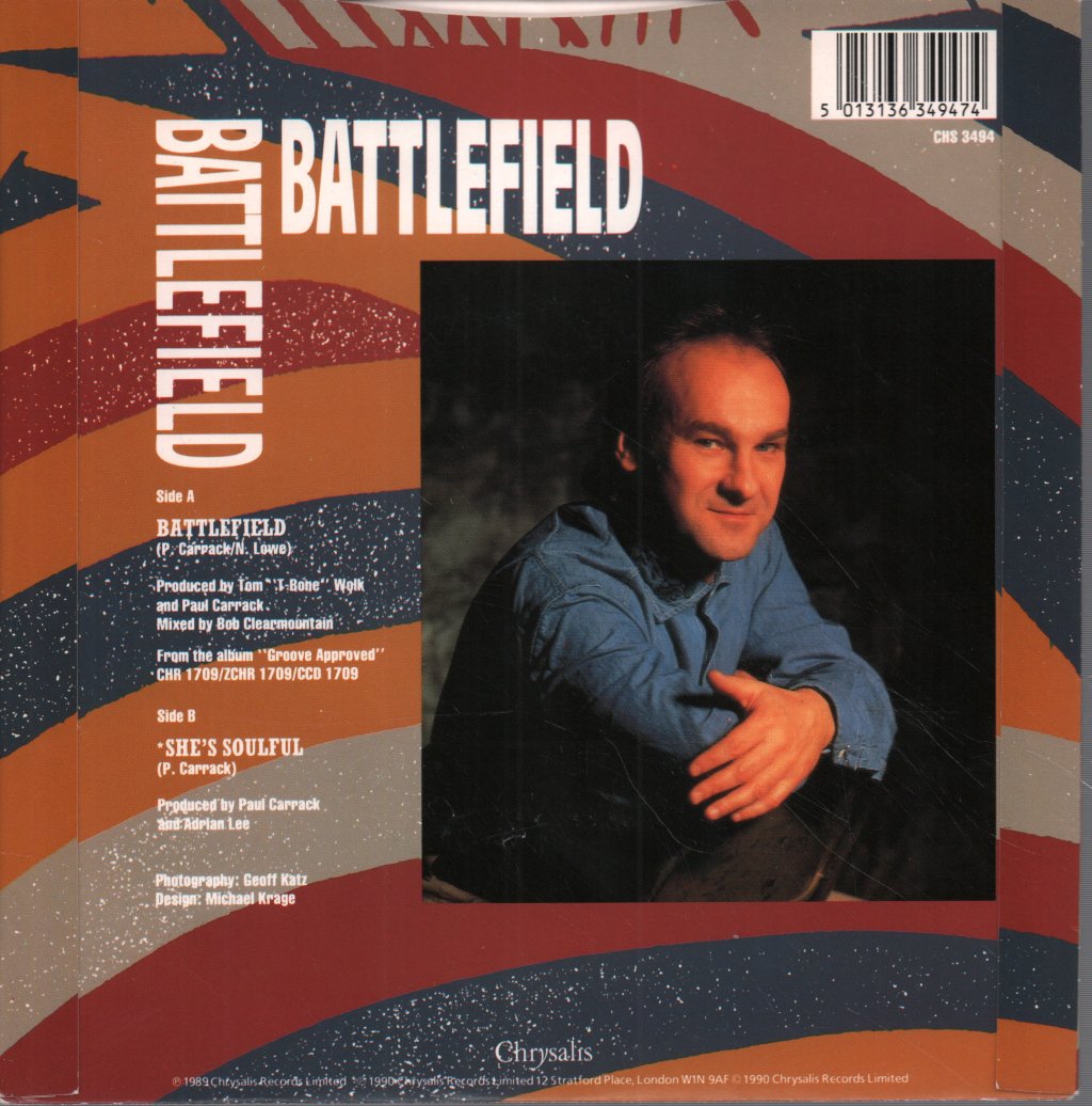 Paul Carrack - Battlefield - 7 Inch