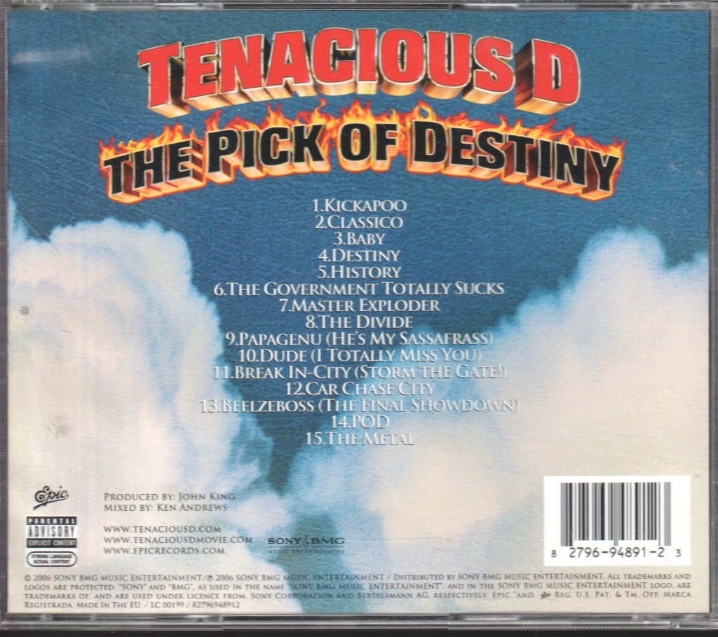 Tenacious D - Pick Of Destiny - Cd
