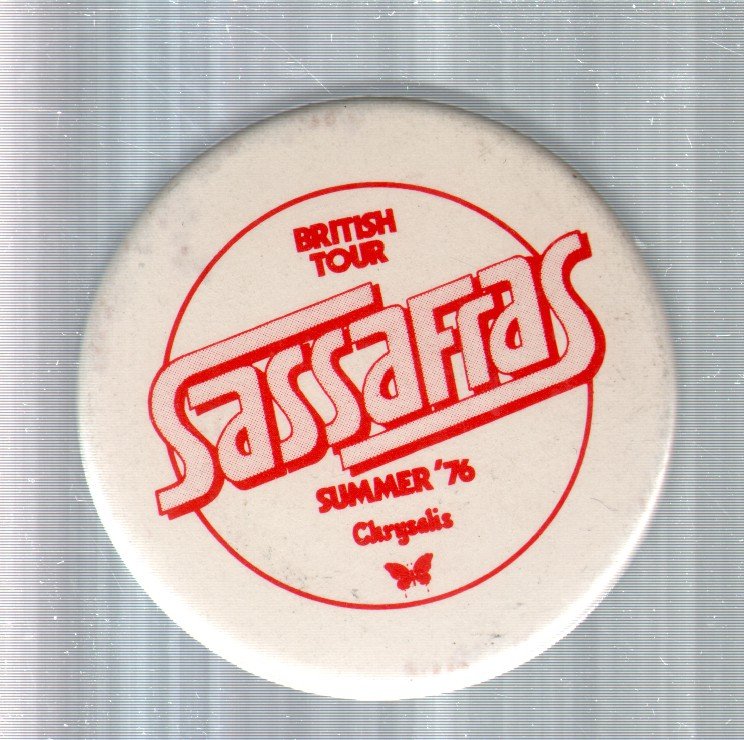 Sassafras - British Tour Summer '76 - Badge