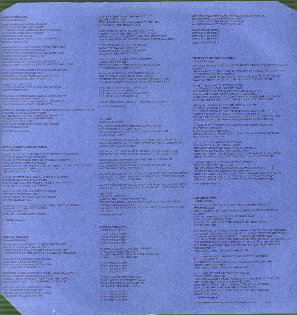 Beatles - 1967-1970 - Double Lp