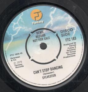 Sylvester - Can't Stop Dancing - 7 Inch