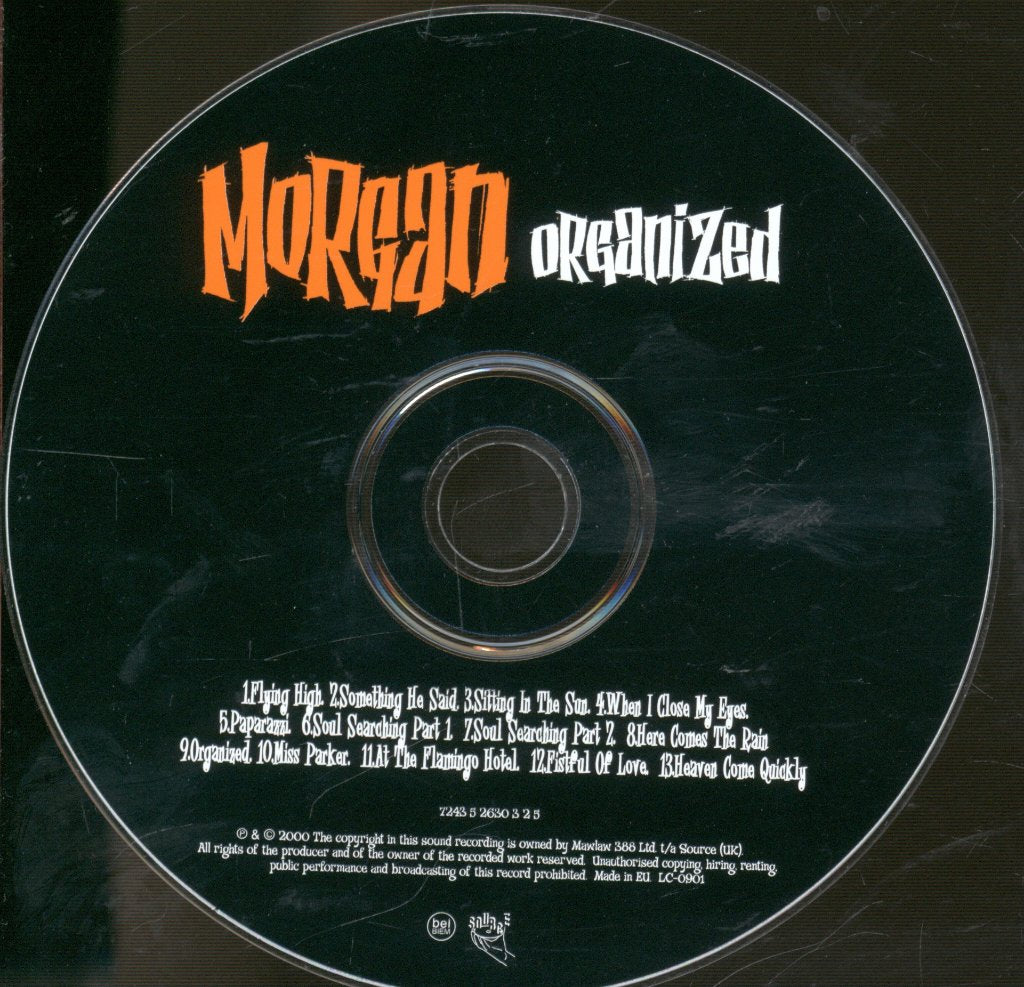 Morgan (2000'S Artist) - Organized - Cd