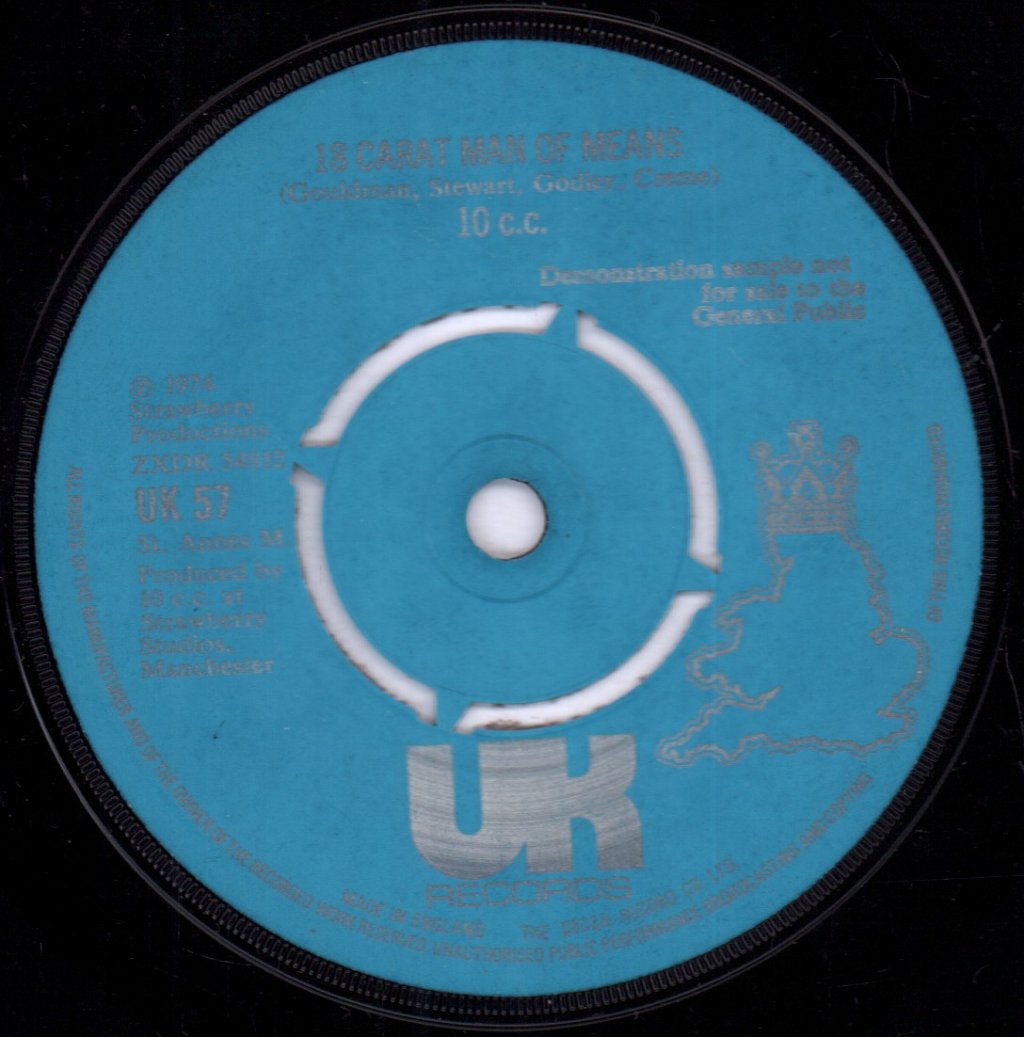 10cc - Worst Band In The World - 7 Inch